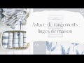 Astuces de rangement 2 linges de lit