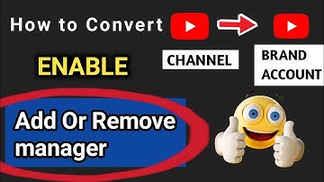 How to Create  YouTube Brand account 2022 | Enable Add or remove manager option | yt Studio