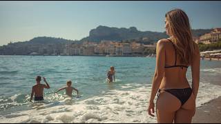 2 Hours 4k Hdr Video Of Nice, France 🏖️ How To Enjoy The Beach In October 🌊