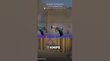 OVER 1000$ SKELETON KNIFE UNBOXED #csgo #shorts