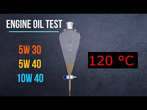 Motor yağı testi +120 °C