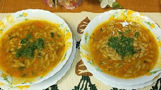 طريقه عمل شوربة لسان العصفور/مطبخ عبير الورد.