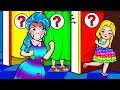 DIY Ideas for Dolls - Naughty Rainbow Rapunzel vs Poor and Rich Elsa Family - LOL Surprise DIYs