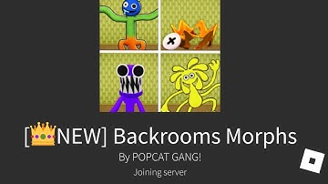How to find all New Morph in Backroom Morphs