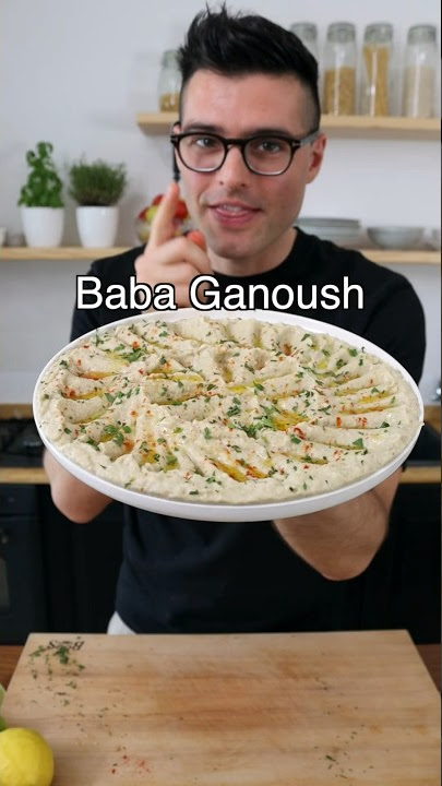 Baba Ganoush (creamy eggplant dip)