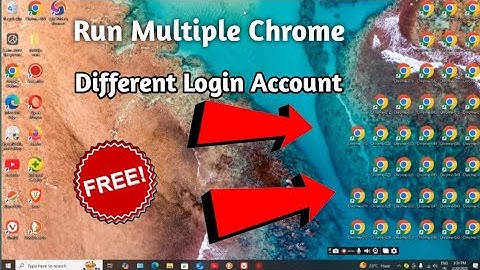 How Tu Run Multiple Google Chrome For Multiple Different Login Accounts on laptop / Computer/ 🖥