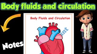 | Body fluids and circulation |Best notes |Class 11| Biology | Ch-18 notes| @Edustudy_point