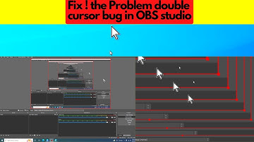 How to remove double cursor in OBS studio