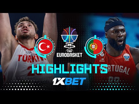 Türkiye 🇹🇷 vs Portugal 🇵🇹 | 1XBET Highlights | FIBA EuroBasket 2025