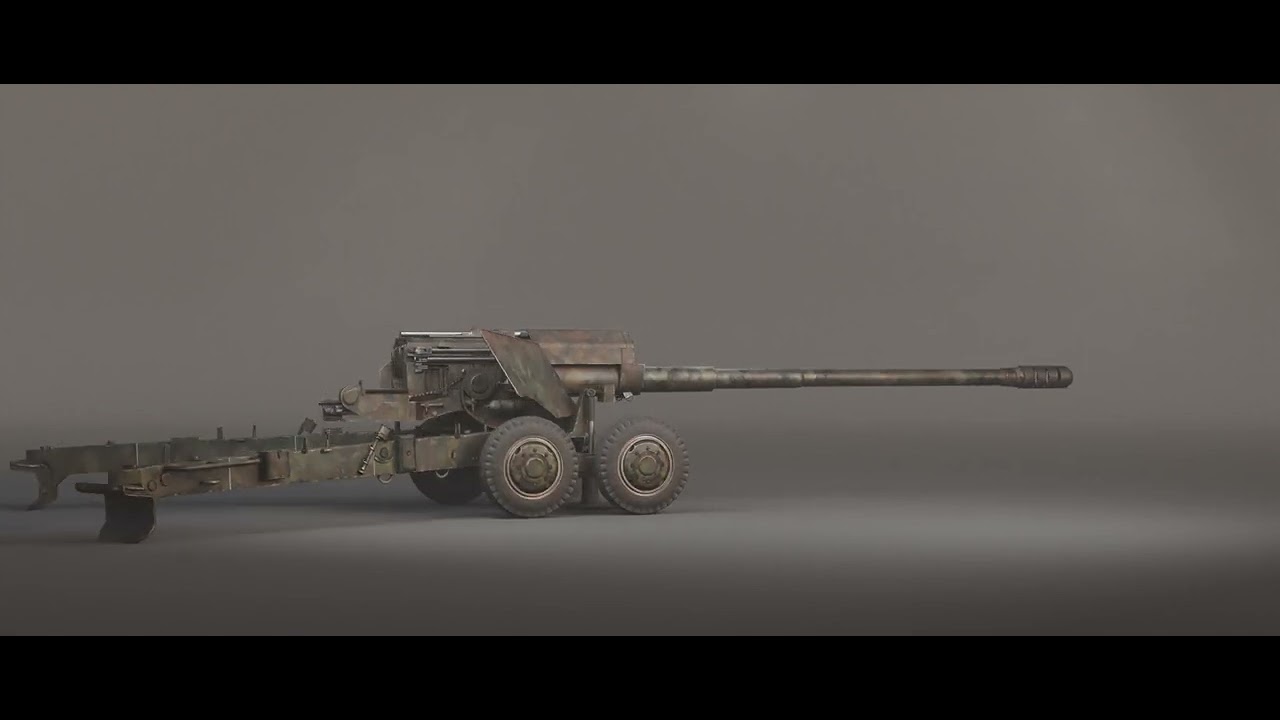 2A36 "Giatsint-B" — Soviet 152mm towed field gun.