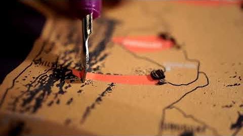 Scratch Off World Map (oddly satisfying)