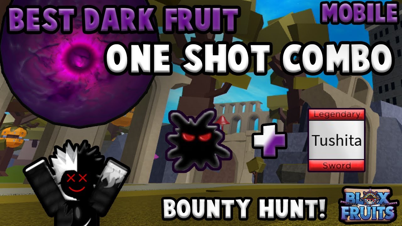 Blox fruit, Mobile, Dark fruit + superhuman
