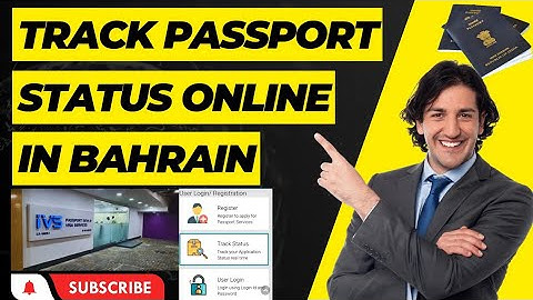 How to track Passport application status Online | Bahrain IVS Centre | Dana Mall | Passport Tracking