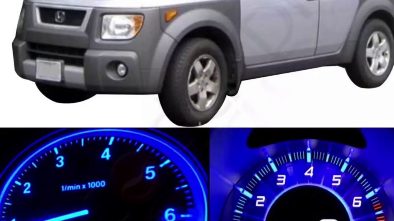 How to change cluster lights on a 2005 Honda element - YouTube