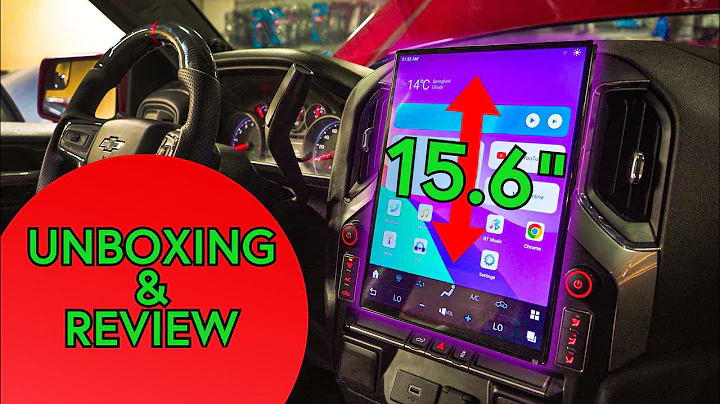 FINALLY! Tesla Style 15.6in HUGE screen 2019-2024 GMC Sierra / Chevy Silverado UNBOXING & REVIEW
