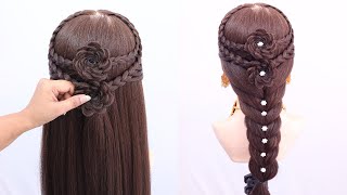 Very Stylish Ponytail Hairstyle Design | Beautiful Hairstyle For Long Hair | Hair Style