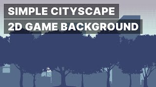 Simple Cityscape Free Pixel Art Background