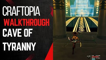 Craftopia - Cave Of Tyranny Walkthrough | Blueprint of Chain Restraint Bullet | Satyr
