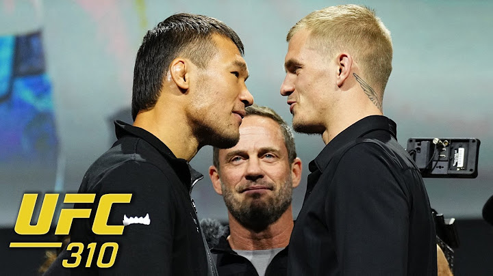 Faceoffs from the UFC 310 Press Conference | ESPN MMA
