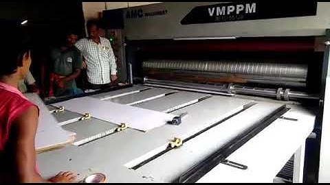 VMPPM BRAND chain feed flexo printer slotter