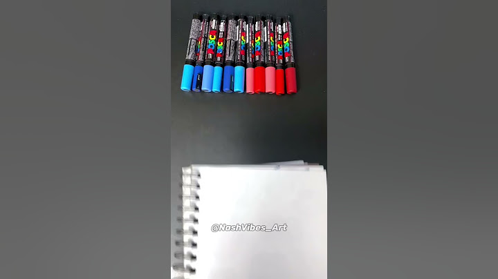 Drawing Spider-Man with Posca Markers! Satisfying (#Shorts)