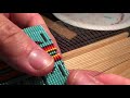 Loom Beadwork - fix mistake in stringing.