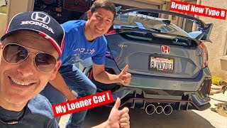 新型ホンダ・シビック・タイプRをフォードラプターの代車に！？スバリストの息子が語る初試乗インプレッション！親子でアメリカのランチ紹介！ Civic Type R vs Subaru STI