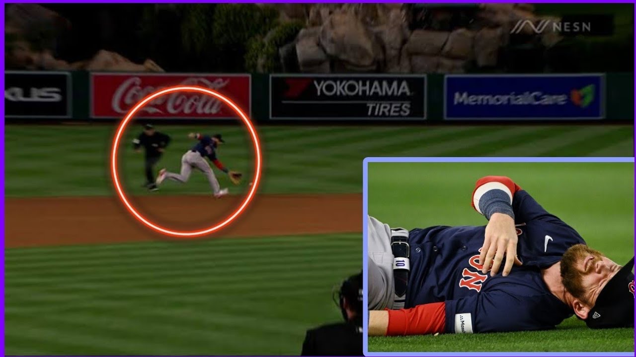 WRITHING IN PAIN Red Sox Shortstop Trevor Story Injured In DIVING writhing-in-pain-red-sox-shortstop-trevor-story-injured-in-diving