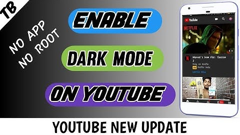 How to Enable YouTube Dark Mode/ Black Theme - No Apps ! No Root Official 2018 (Hindi) Tech Buzz