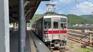 東武佐野線10000系11203F 葛生駅発車