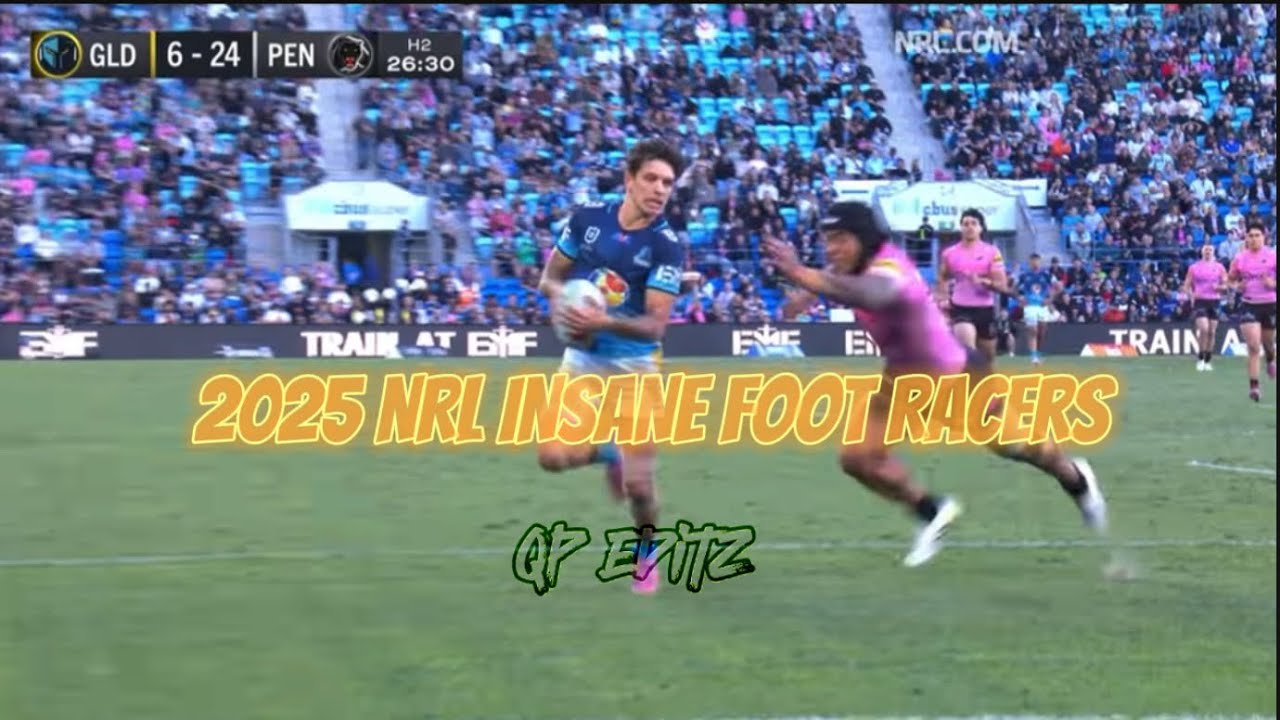 Top 5 2025 NRL INSANE Foot Racers!