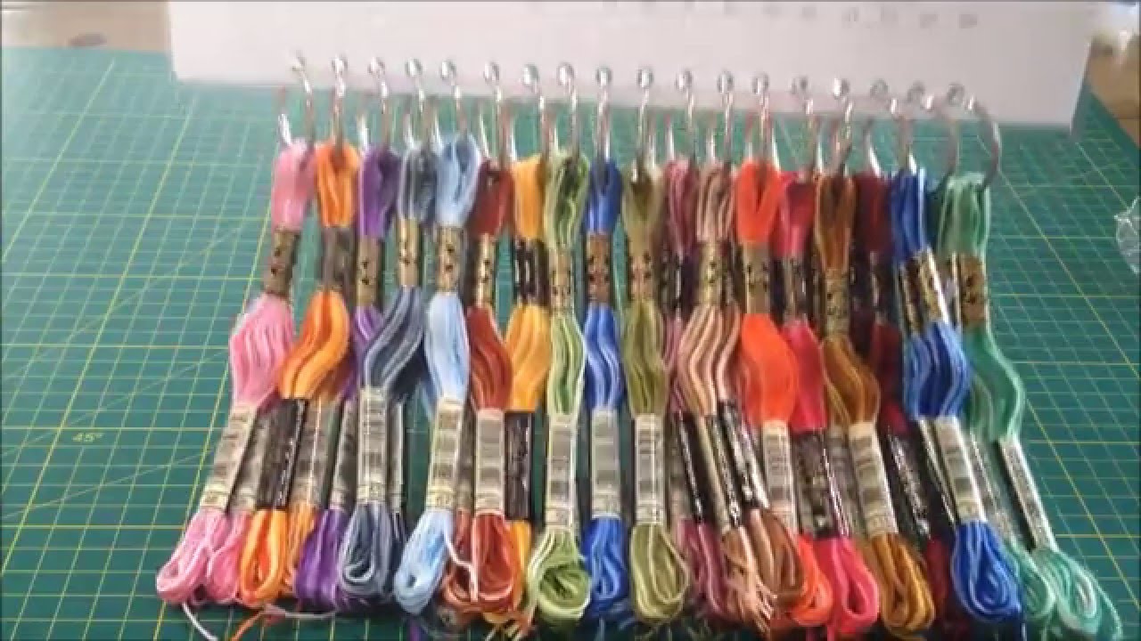 My Perfect Floss Storage System! Organize my DMC threads with me! 