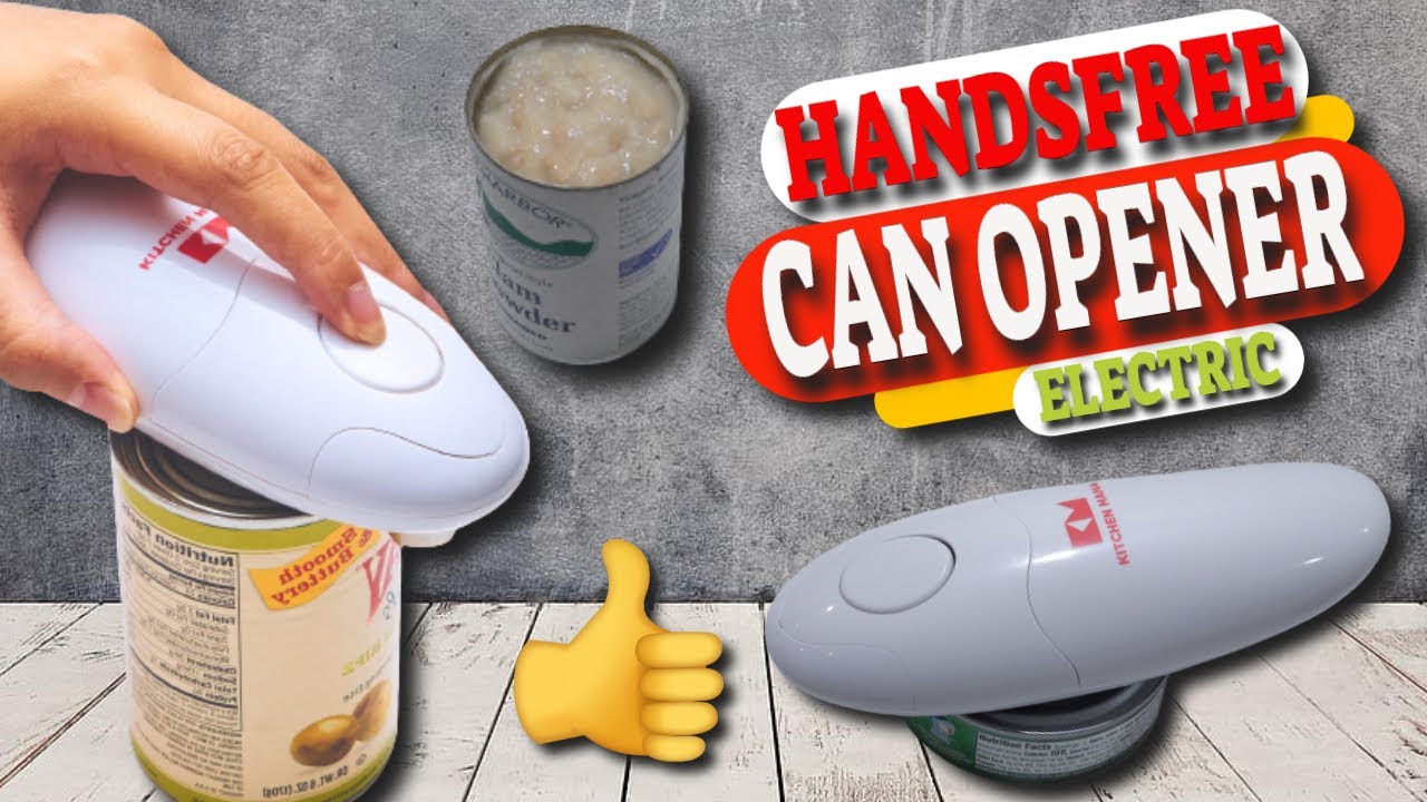 OnePress Multifunctional Electric One-button Hands-free Can Opener – The  Primary Place