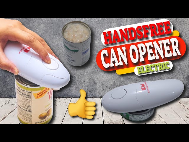 Electric Can Openers - Kitchenware News & Housewares