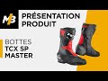 Bottes tcx sp master avis en vido par motoblouz