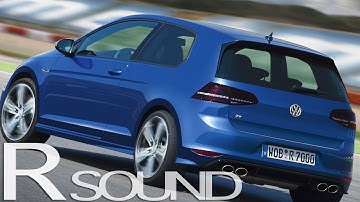 New VW Golf R MK7 - SOUND Launch Control Acceleration - AWESOME