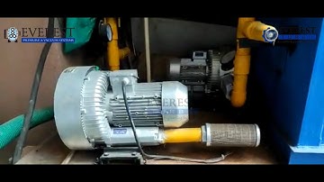 Side Channel Blower Running for MBR Process Water Treatment || Everest Turbo