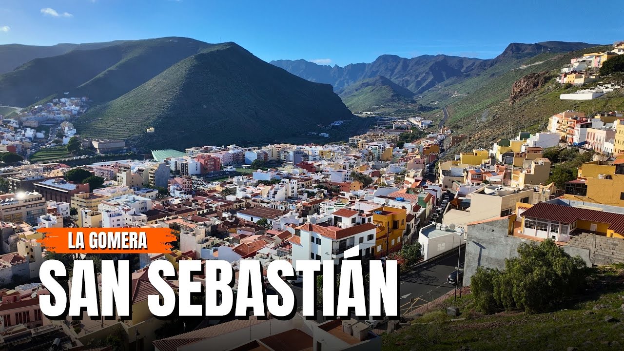 San Sebastián de La Gomera 🇮🇨 Walk from Viewpoint to City Center | 4K