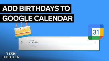 How To Add Birthdays To Google Calendar