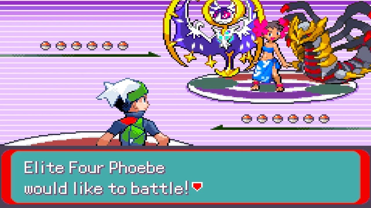 Pokemon Emerald Horizons - vs Elite Four Phoebe (Mist Effect/No Stat Drops, Challenge Mode)