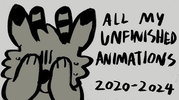 Unfinished animation/animatic compilation 2020-2024