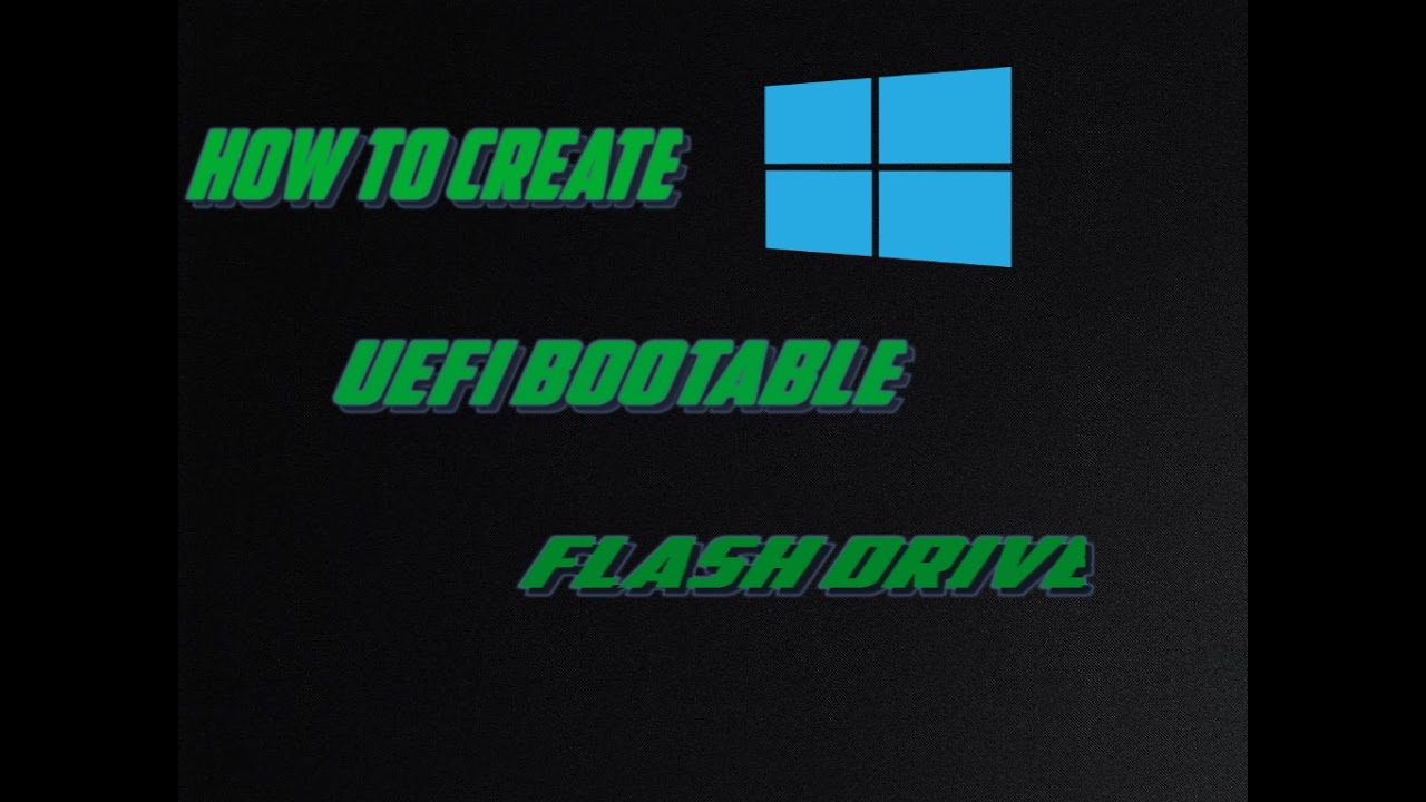 How To Create Bootable Usb Drive | Windows - YouTube