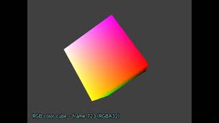 RGB Color Cube Test in 5 NTSC Analog Resolutions (Timecodes in Description)