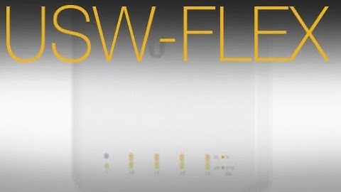 Ubiquiti USW-Flex PoE passthrough network switch overview and features