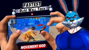 Tutorial - Fastest Gloo Wall On Mobile Like Brazilian Players | Very Fast Gloo Wall Tricks !!