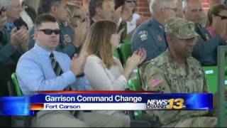 Garrison command change at Fort Carson