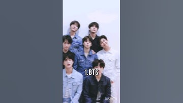 8 Most streamed kpop groups on Spotify in 2023# kpop #fypシ