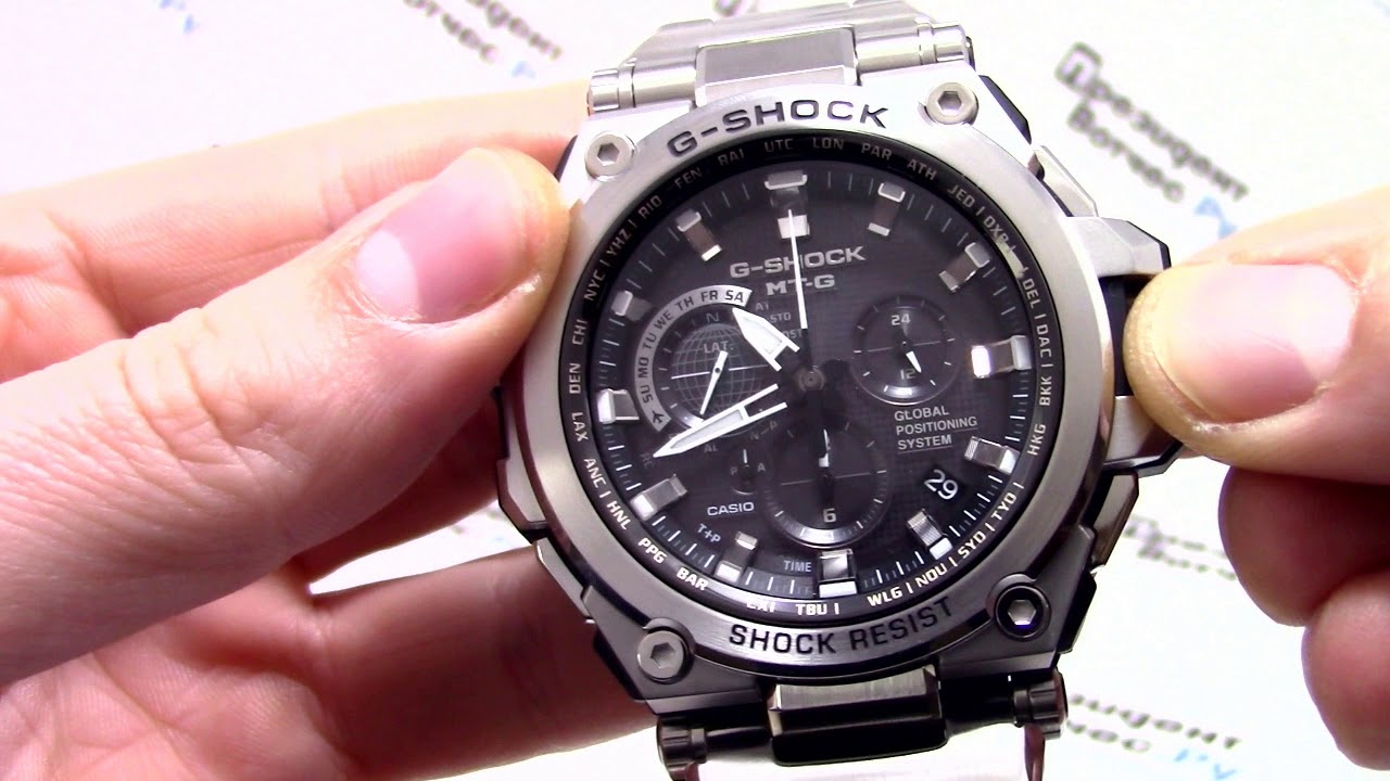 Часы Casio G-SHOCK MTG-G1000D-1A - Инструкция, Как Настроить От.