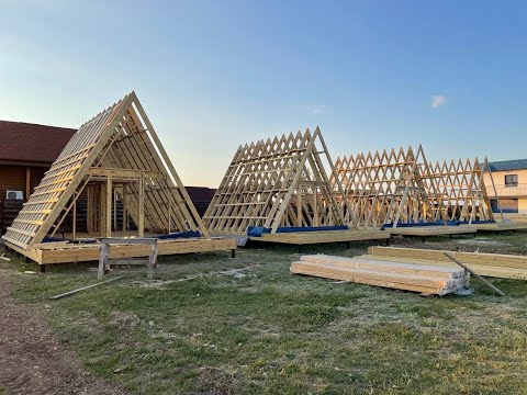 Дом шалаш / A-frame / Проект / Домокомплект
