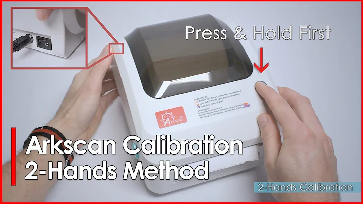 How to run label calibration for label printer via two hands (basic method, zebra compatible way)